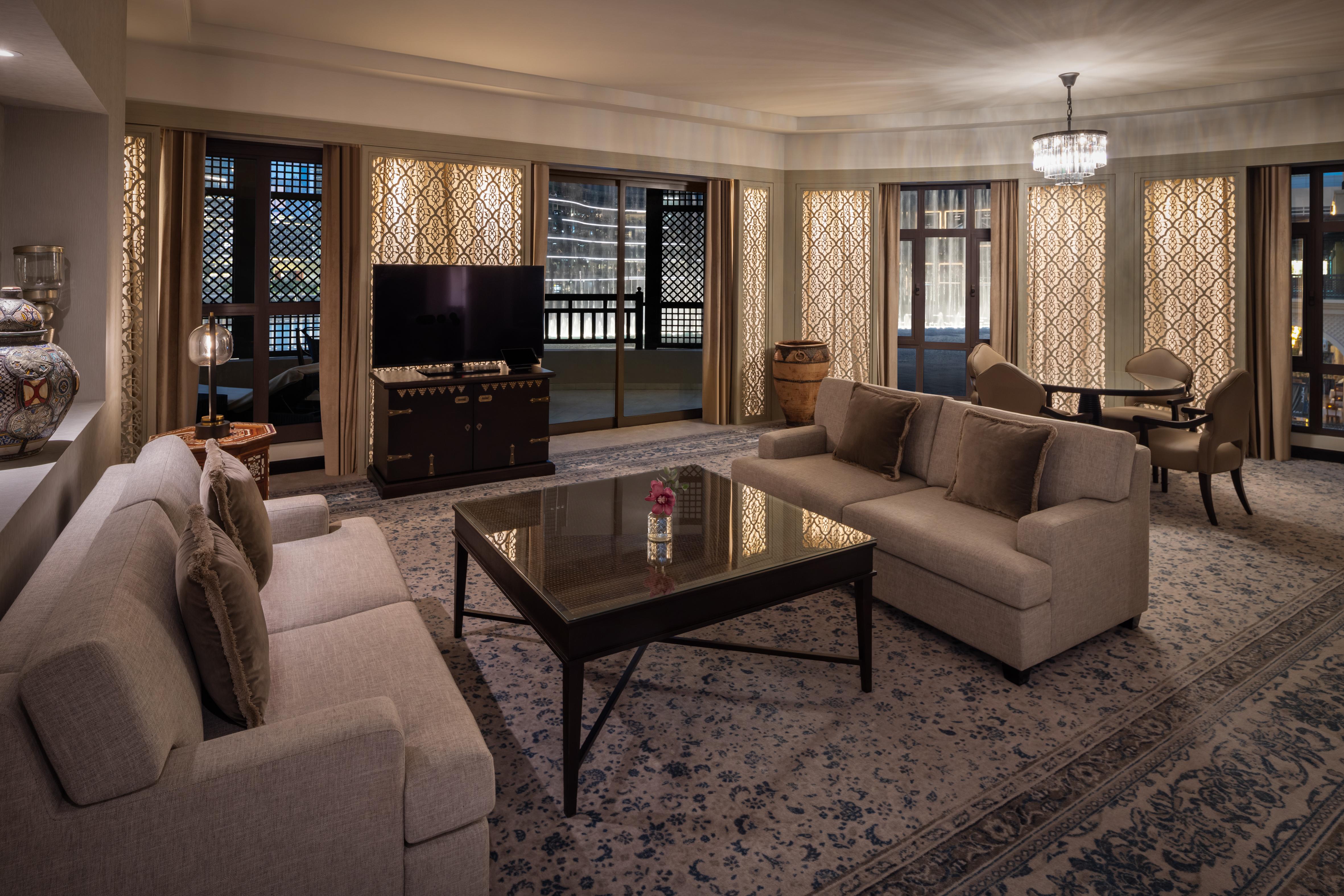 Palace Downtown Ντουμπάι Εξωτερικό φωτογραφία A suite at the hotel
